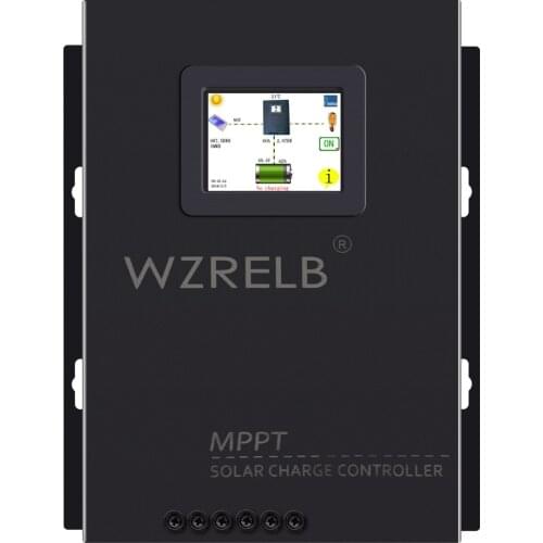 60a MPPT Solar Charge Controller Off Grid 12V 24V 36V 48V with LED Display fit for Gel Sealed Flooded and Lithium Battery