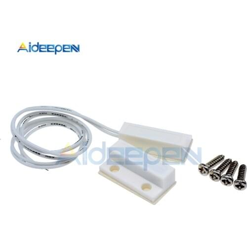 MC-38 Wired Door Window Magnetic Switch Sensor N/C Switch Magnetic Alarm For Home Safe
