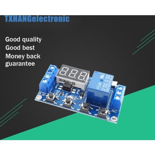 Micro USB 5V LED Automation Delay Timer Control Switch Relay Module Display diy electronics