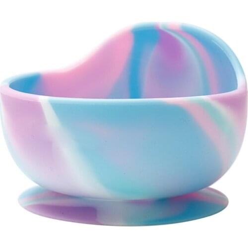 Mini Portable Suction Cup Bowl Baby Feeding Silicone Anti-Drop Tableware Weaning Suction Bowl And Kitchen Set For Inftant