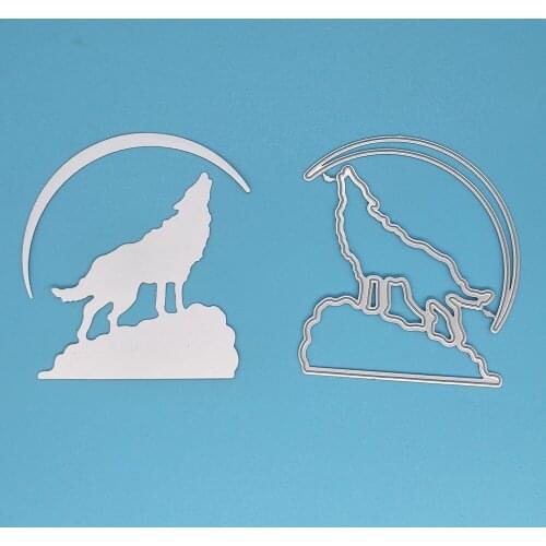 Wolf moon set metal cutting mold template mold for DIY scrapbook decoration embossing handmade craft paper card making