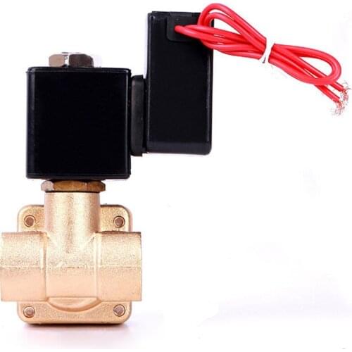 3/8" Normally Closed Brass High Pressure Solenoid Valve 110V 24V 12V 24v