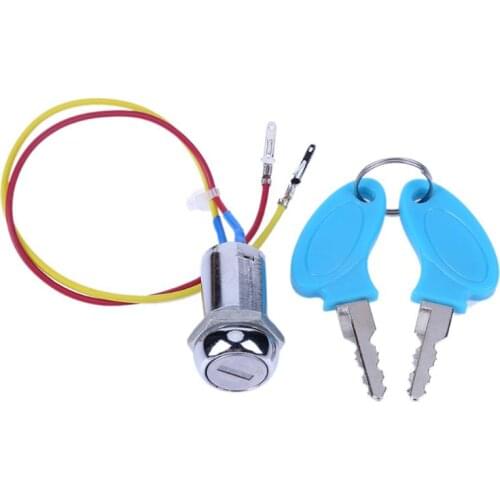 New 2 Wires Pedal ATV Electric Folding Bike Moped Go-kart Ignition Switch Key Car styling Car Accessories Ignition Switch Key