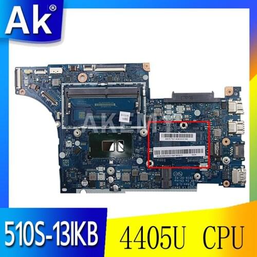 New FOR Lenovo 510S-13IKB motherboard 510S-13ISK motherboard LA-D441P integrated SR2EX 4405U CPU 100% perfect work