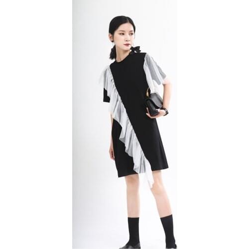 Ukraine Loose Summer O-neck Short Maxi Dress Vestido Longo Plus Size Cotton New Direct 2021 Yarn Dress Female Design