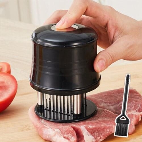 Professional Meat Tenderizer Needle Beef Steak Loose Tender Meat Hammer With 56 Stainless Steel Blades Kitchen Cooking Tools New