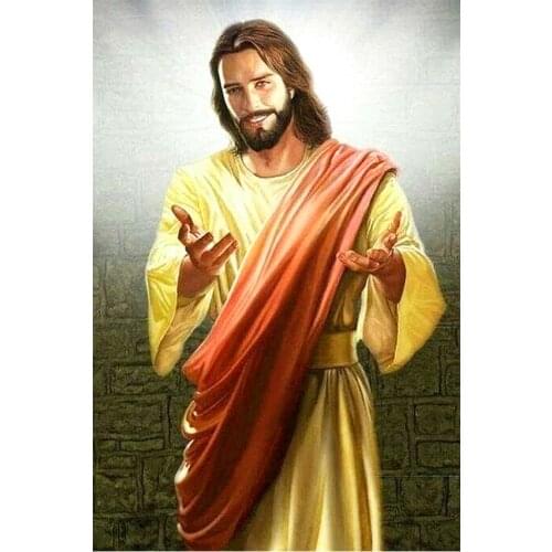 Religion Portrait Diamond Painting Jesus Round Full Drill Nouveaute DIY Mosaic Embroidery 5D Cross Stitch Oil Pattern