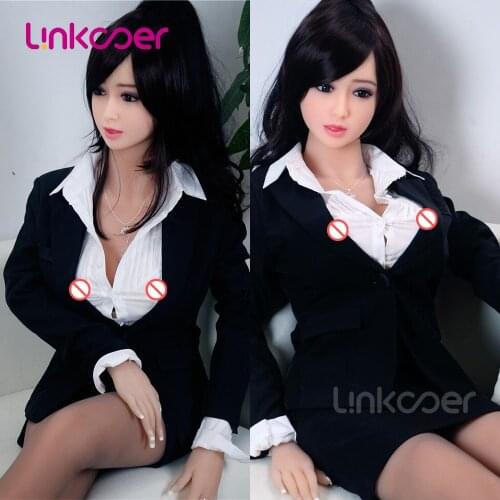 Linkooer 165cm Silicone Sex Dolls Big Breast Sexy Ass RoBot Beauty Lifelike Vagina Sex Toys Adult Love Doll for Men