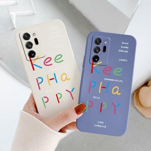 Colorful Font Silicone Case For Samsung Galaxy A72 A52 A42 A32 A22 A21S A02S A12 A02 A71 A51 A41 A31 Soft Phone Back Cover