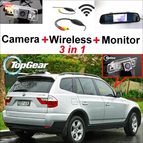 3 in 1 Special WiFi Camera BackUp Rear View Parking Back Up System For BMW X3 F25 ( 3 products in 1 )