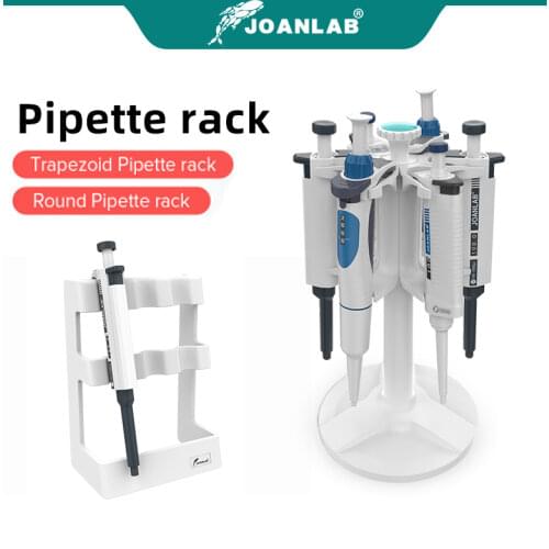 JOANLAB Official Store Laboratory Pipette Rack Trapezoid Pipette Stander And Round Pipette Holder For Placing Adjustable Pipette
