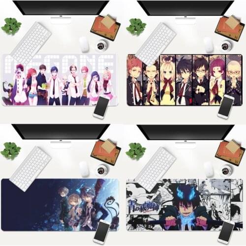 Blue Exorcist wallpaper DIY Design Pattern Game mousepad Animation XL Large Gamer Keyboard PC Desk Mat Takuo Tablet Mousepads