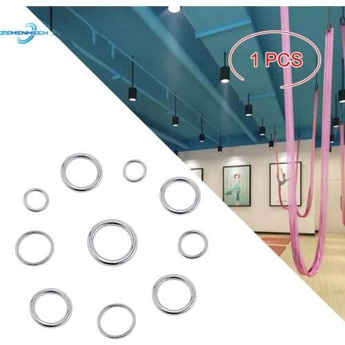 304 Stainless Steel Solid Round O Ring Hammock Yoga Hanging Rings Smooth Welded Precision Polished Marine Boat Accessories Hot