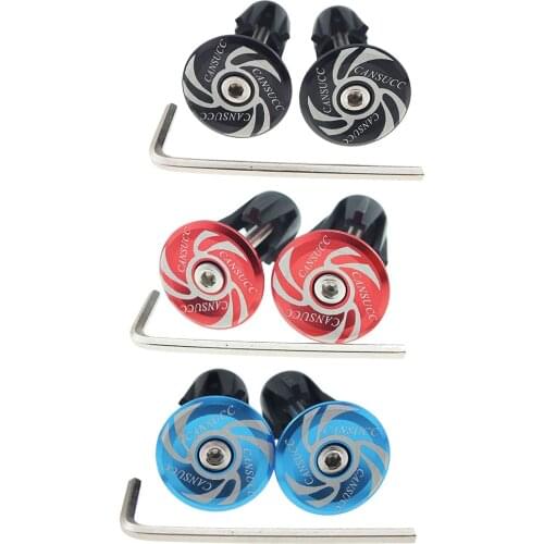 Aluminum Alloy MTB Road Bike Handlebar End Plugs Bar End Caps Accessories & - Lightweight & Durable