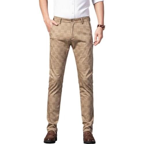 Мужские брюки в клетку VIYUGUO China At AliExpress