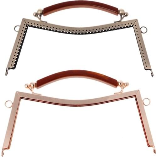 New Arrive 1PC Metal Frame Clasp Lock For Sewing Coin Purse Bag Accessories DIY 20.5cm