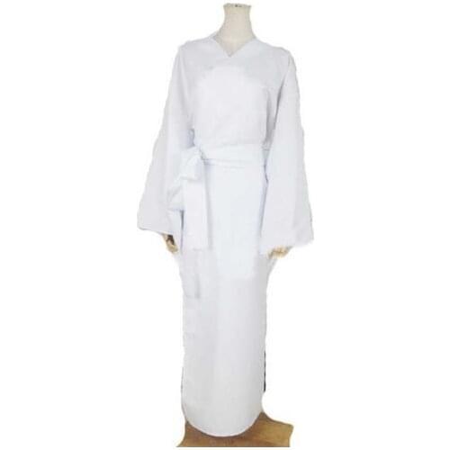 Noragami Yukine Universal Summer Matsuri Men White Kimono Yukata Cosplay Costume