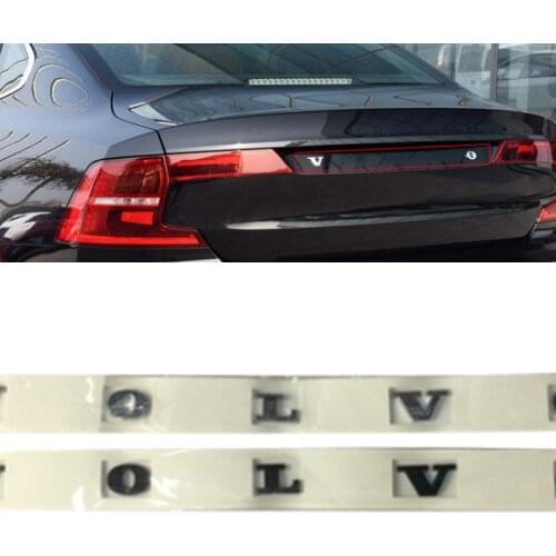 Letters Emblem Badge Sticker for Volvo XC90 XC60 XC40 XC70 XC80 S60 S80 S90 V40 V60 V90 VOLVO Trunk Sticker VOLVO Rear Sticker