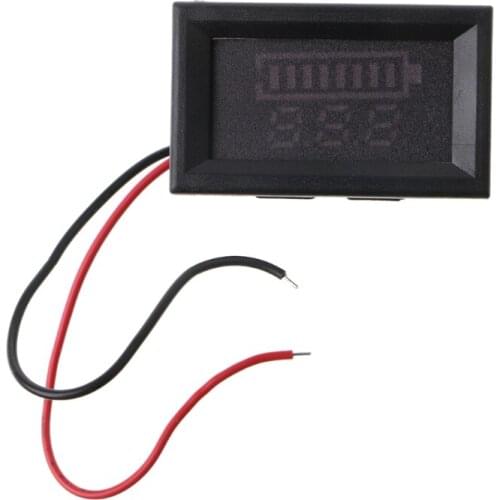 12V Lead-Acid Battery Status Capacity LED Display Indicator Digital Voltmeter Tester L15