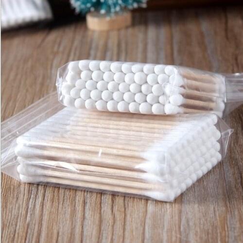 20bags 50pcs/bag natural makeup medical cotton swab ear cotton clean maquillage coton tige sticks for ears make up cotton swab