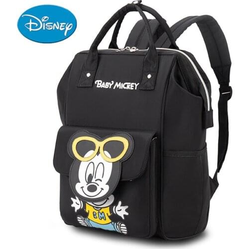 2021 Disney Mickey Mouse Women Bebes Diaper Bag Minnie Mouse Baby Backpack Waterproof Baby Organizer Mummy Bag Stroller Bag