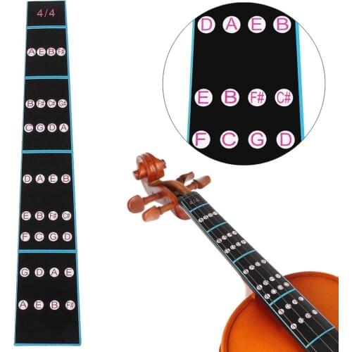4/4 Violin Intonation Stickers Fretboard Marker Beginners Learning Violin Fingerboard Sticker Violin Parts Accessories