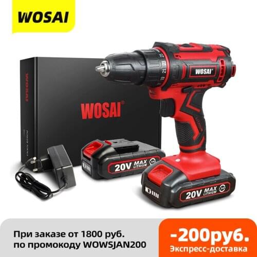 VVOSAI 20V QY-Series Electric Screwdriver 3/8-Inch Cordless Drill Electrical Screwdriver Li-ion Battery DIY Hand Driver Drill
