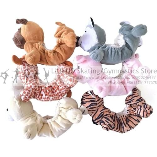 Figure Skate Blade Cover Protector Gear Velvet Lovely Animals Safety Protective Mat Protection Skate knife Cover