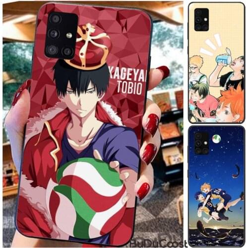 Hot Haikyuu Hinata Anime Volleyball Phone Case For For Samsung Galaxy A10 A20 A30 A40 A50 70 A10S 20S A2 Core C8 A30S A50S A31