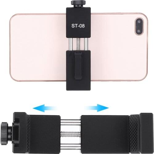 Ulanzi ST-08 Microphone Mobile Phone Aluminium Cold Shoes Phone Holder for RODE Wireless Go Live Vlog Broadcast