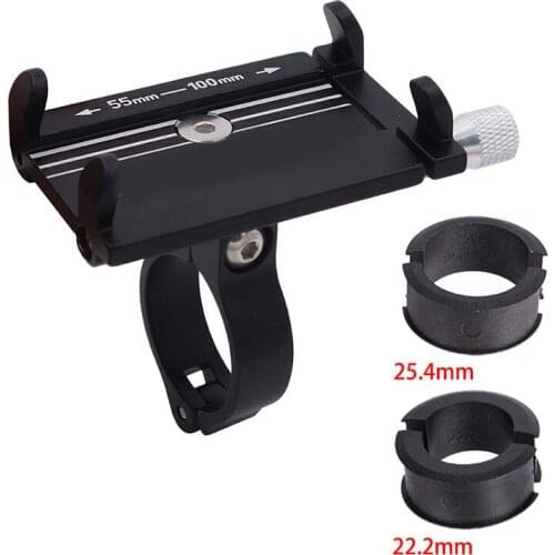 Motorcycle Bike Phone Holder Mount Bicycle Aluminum Alloy Phone Bracket Moto Outdoor Riding Handlebar for Navigation B2Cshop