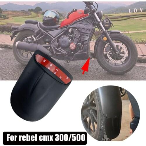 For Honda CMX500 CMX/250 Rebel 250 Rebel 500/300 Carbon fiber texture Motorcycle Front Mudguard Fender Rear Extender Extension