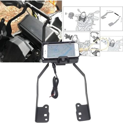 F750GS F850GS Motorcycle Phone Navigation Bracket Plate Phone Stand Holder for BMW F750GS F 750 850 GS 2017 2018 2019