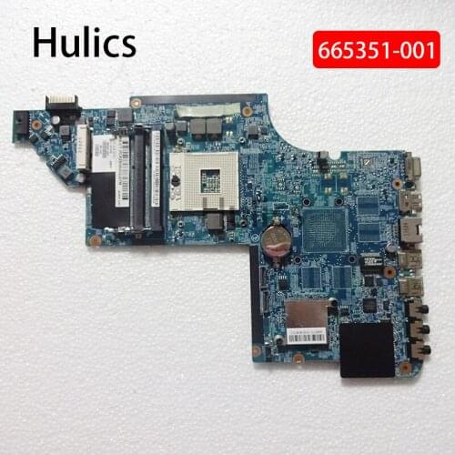 Hulics Original 665351-001 for HP DV6 DV6-6000 DV6-6B DV6-6C motherboard with for Intel hm65 665351