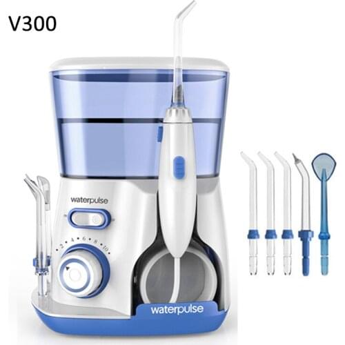 Oral Irrigator Water Flosser Dental Irrigator Floss Dental Teeth Care Oral Hygiene Cleaning Teeth Water Flosser with 5 Jet Tips
