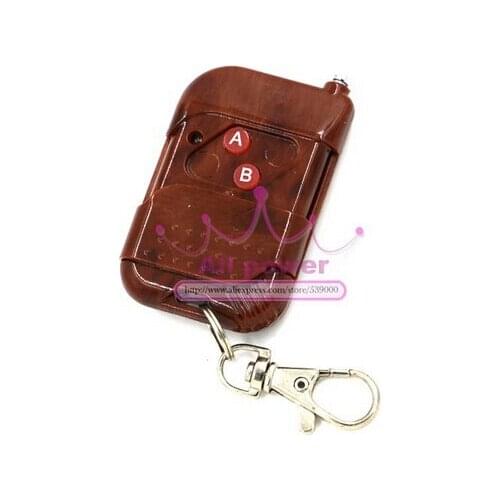 Hot Sale 0-100m 2CH Peach Transmitter Wireless Remote Control Switch System 315/433MHZ SKU:4444