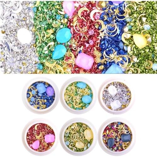 Micro Crystal Epoxy Resin Filling Mixed Smashed Diamond Sand For DIY Nail Art UV Epoxy Resin Crafts Jewelry Making Accessories