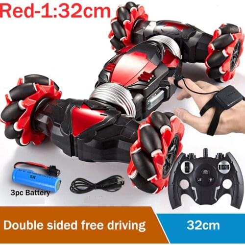 RC Car 4WD Radio Control Stunt Car Gesture Induction Twisting Off-Road Vehicle Light Music Drift Toy High Speed Climbing RC Car