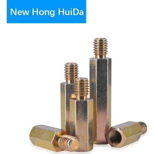 Hex Male Female Standoff Hexagonal Stud Pillar Board Thread PCB Motherboard Screw Bolt Zinc Plated Carbon Steel M5 M6 M8