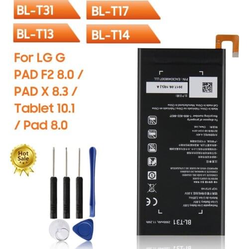 Original Replacement Phone Battery For LG G Pad 8.0 V480 V495 G Tablet 10.1 V700 G PAD X 8.3 VK815 VK500 G PAD F2 8.0 tab-PX