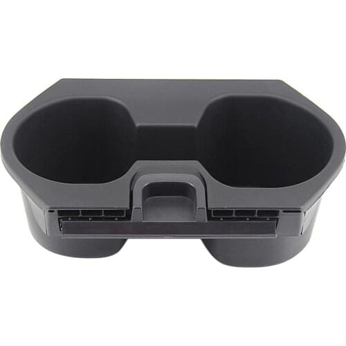 Car Center Console Dual Cup Holder Assembly Fit for Honda Civic 2016-2018 Black