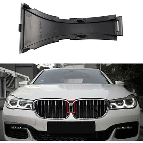 Car Middle Mesh Trim Panel Middle Mesh Divider Front Bumper Grille Bracket Baffle Grille For-BMW G11 730D G12 730Ld