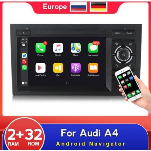 Android WIFI 2GB+32GB Car radio player For Audi A4 B6 B7 S4 B7 B6 RS4 B7 SEAT Exeo Navigation stereo support DVR OBD