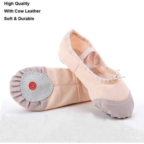 Childrens Dance Shoes Womens Soft Sole Training Shoes Kids Girls Ballet Dance Shoes Cotton Flats Modern Dance Shoes Free Ship