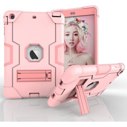 Armor Shockproof Full Body Case For iPad Mini 1 2 3 7.9inch Heavy Duty Kickstand Tablet Cover Skin For iPad Mini 3 Back Capa