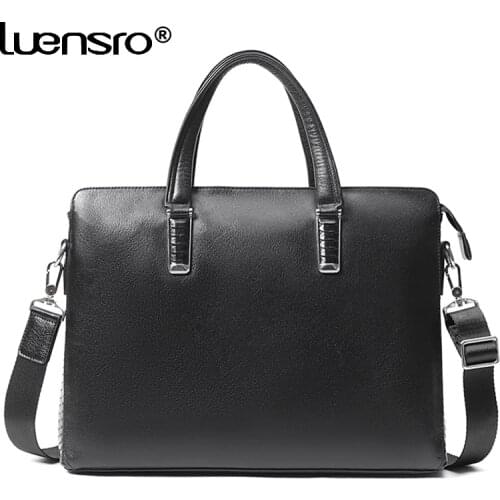 Business Men Handbag office Bag Black Business Male Bag For A4 Files High Quality Man Briefcase Laptop Bags Shoulder Bag Totes