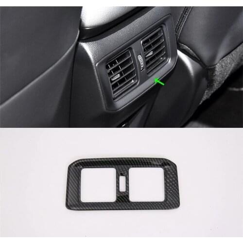 For Toyota RAV4 RAV 4 2019 2020 Interior Rear Air Condition AC Vent Outlet Cover Trim Decoration Car Styling Accessories