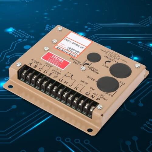 Electronic Engine Speed Controller Governor Generator Controller Panel 1KHz ~ 7.5KHz ESD5500E