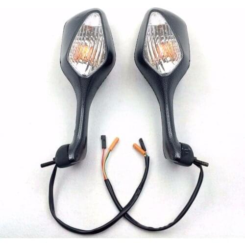 Motorcycle Turn Signal Indicator Integrated Side Rearview Mirrors For Honda CBR 1000RR 2008-2013, VFR 1200 2010-2012 Aftermarket