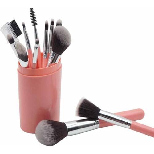 Makeup Brush 12 Pieces Makeup Brush Beginners Fiber Hair Makeup Brush Makeup Brush Set Factory Wholesale Foundation Brush Set